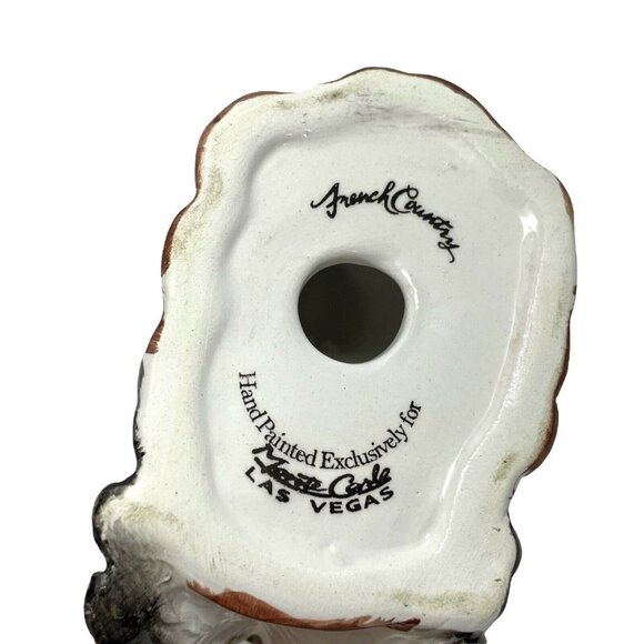 Vintage 1990s French Country Monte Carlo Las Vegas Split Tail Hen Rooster Shaker - Picture 10 of 13